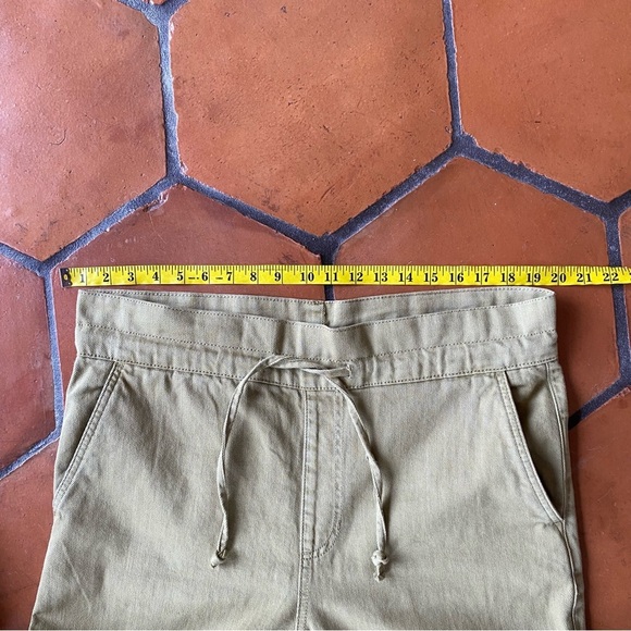 Universal Thread Women 8 R Paperbag High Waist Wide Leg Pants Green Boho Relaxed - Picture 5 of 8